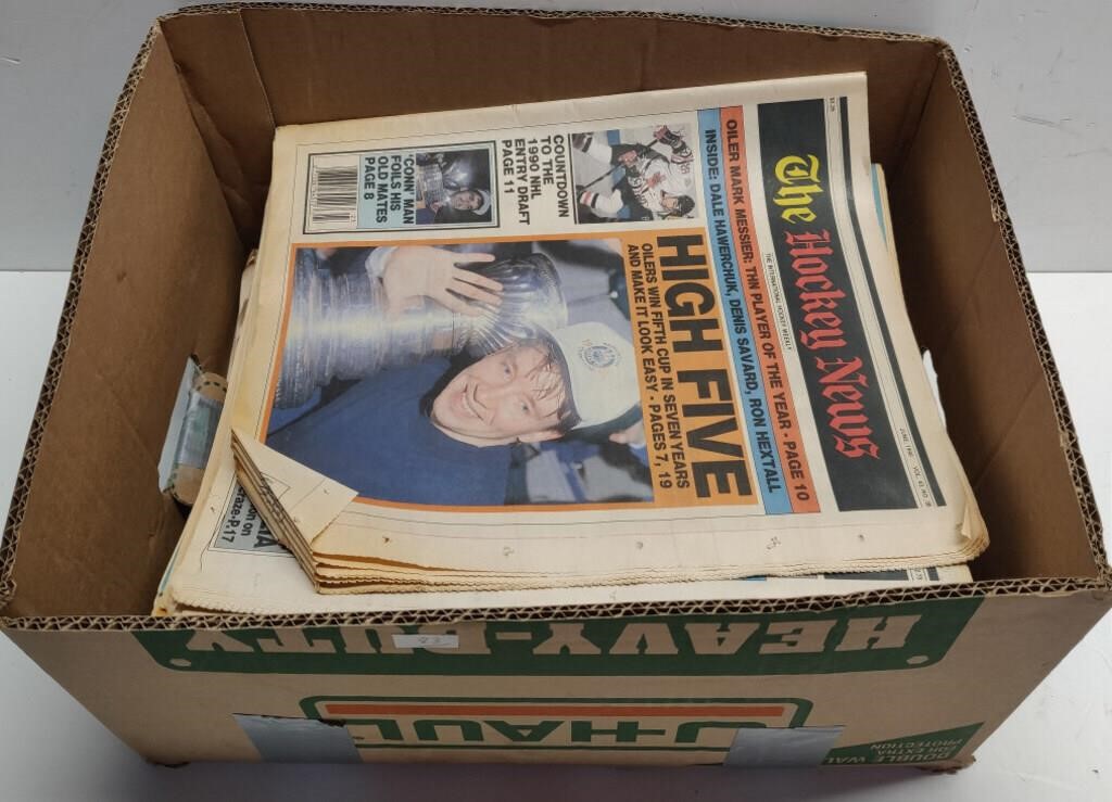 1990-92 Hockey Newspapers