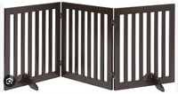 Beenbkks Freestanding Pet Gate For Dogs With 2pcs