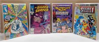 Lot of 4 Mixed Comics Silver Surfer ++