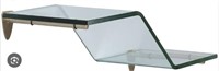 John Sterling Kt-0134-618zsn Wave Glass Shelf