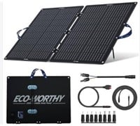 100w Rv/camping  Portable Solar Panel, Foldable