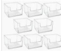 Mdesign Office Plastic Storage Organizer Bin With