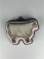 Franklin Mint Sheep porcelain decorative mold