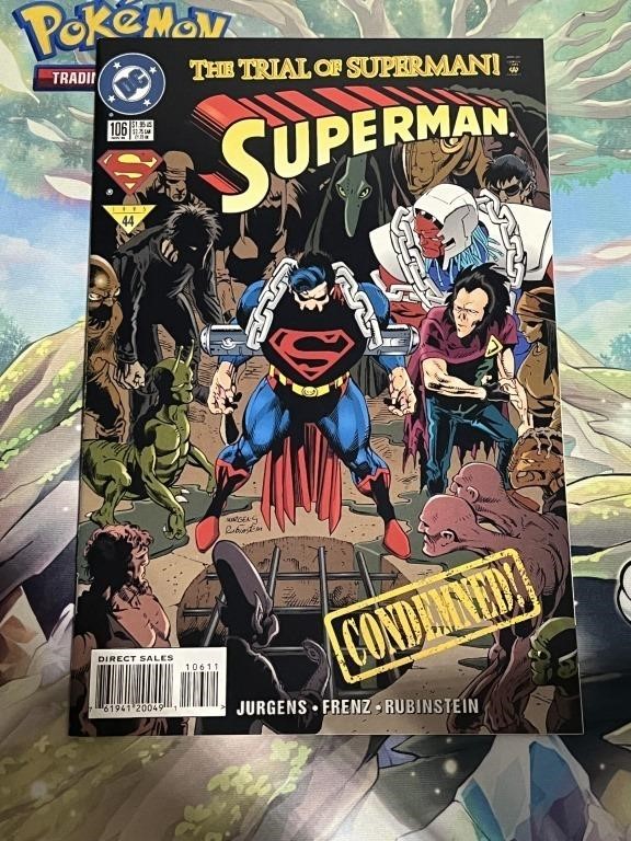 DC Comic THE TRIAL OF SUPERMAN NO 106 NOV 1995