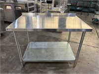 Stainless Steel Table 48"x30"x37"