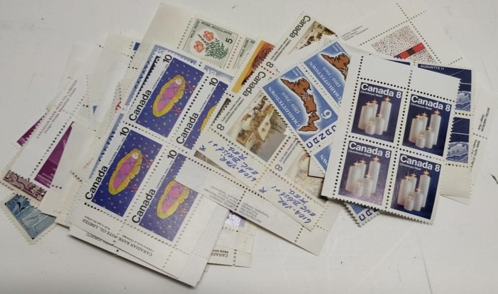 Canada Mint Never Hinged Stamp Collection
