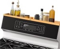 30 inch Bamboo Magnetic Stove Top Shelf,Stove T