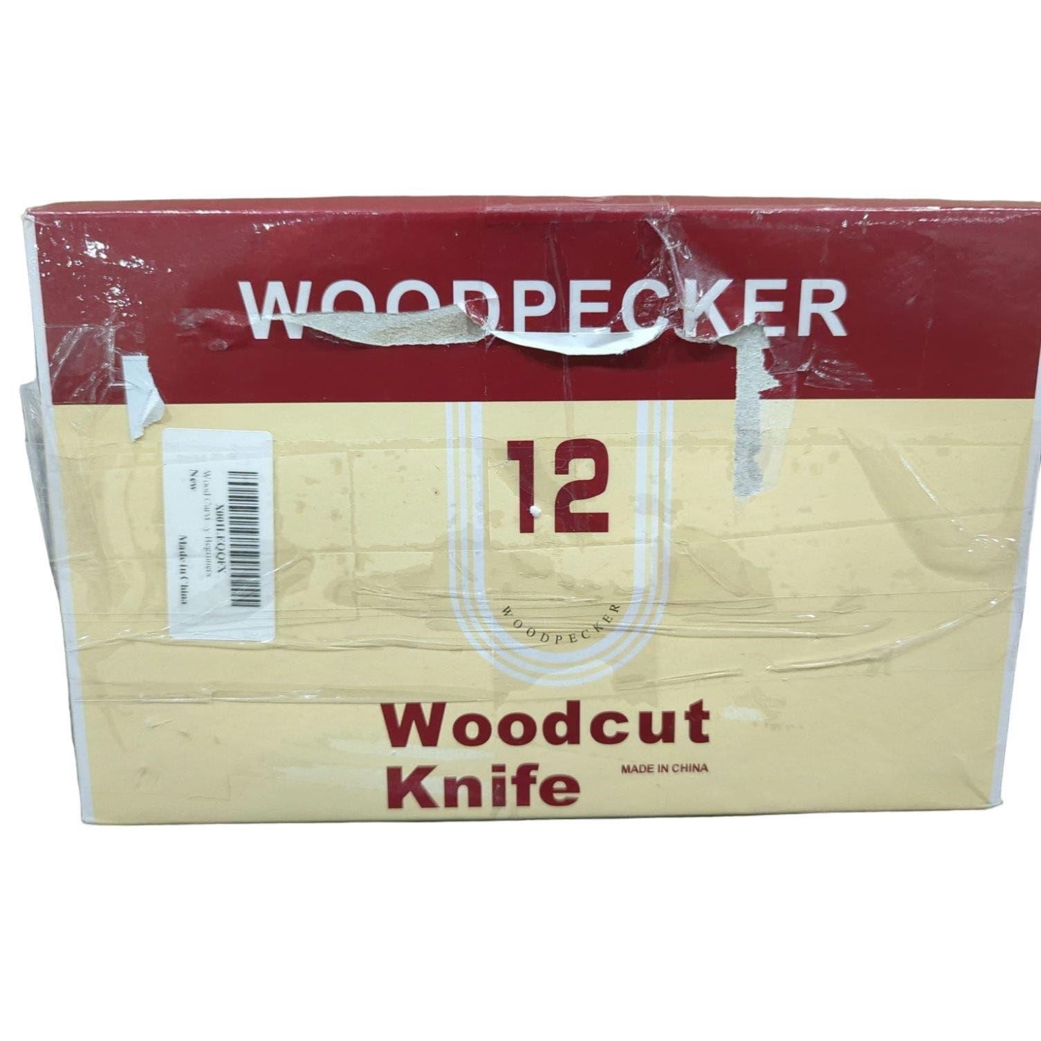 Woodpecker 12pcs wood carving set