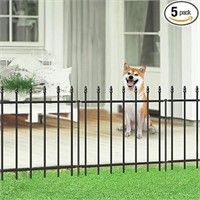Decorative Metal Garden Fence 24 in H x 10 ft L,