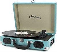 *NEW* LP&No.1 Portable Suitcase Turntable with