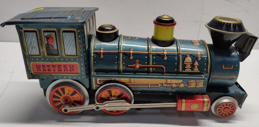 13" Battery Operated Tin Train