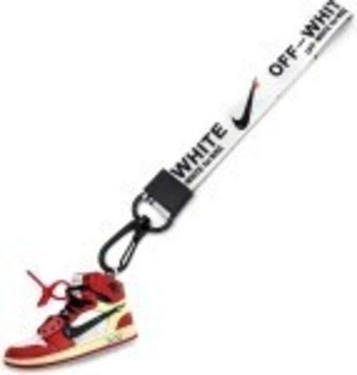 MASOMR 3D Mini Sneaker Key Chain with Lanyard,