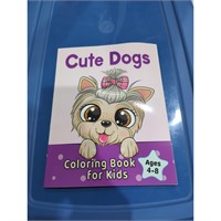 Kids cute dogs coloring book