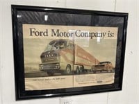 Vintage Ford Gas Turbine truck and ford mustang