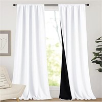 NICETOWN White Curtains for Living Room - Noise