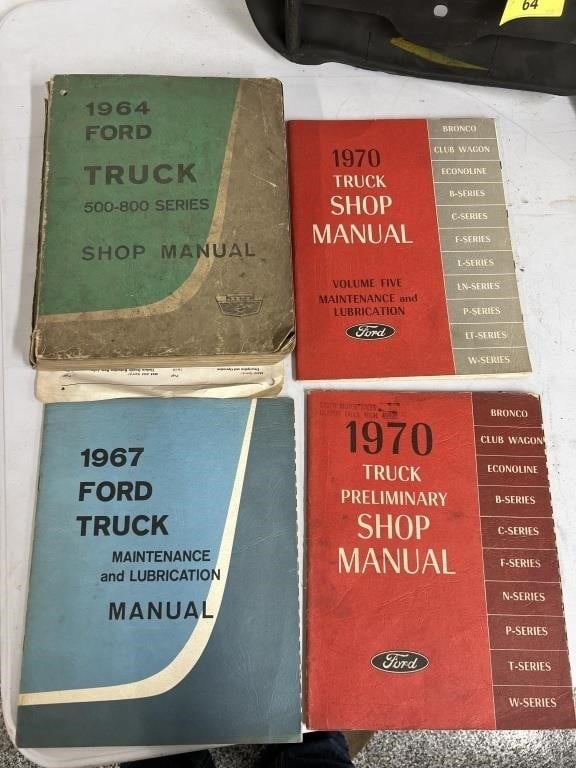 Assorted Ford Truck dealer shop service manual