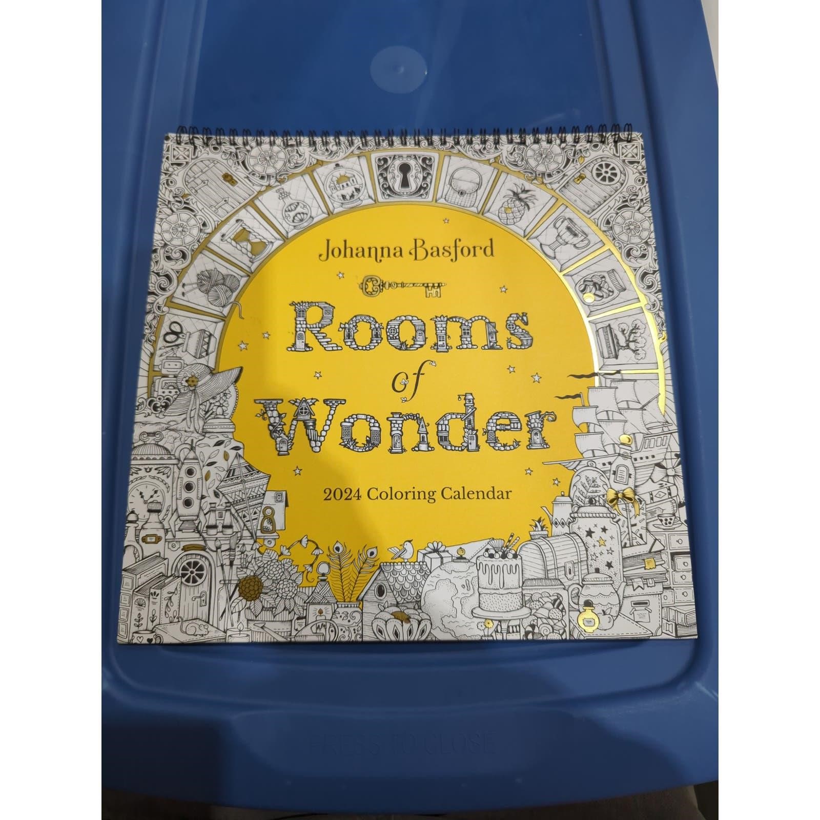 Rooms of wonder coloring calendar
