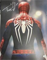 Tom Hardy Signed Spiderman 11x14 with COA