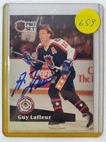 Guy Lafleur Autographed Hockey Card