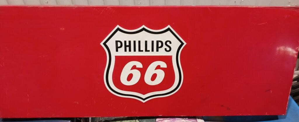 Phillips 66 embossed  sign / display