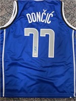 Mavericks Luka Doncic Signed Jersey with COA