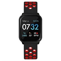 iTECH Fusion 2 S Smartwatch, Red Perforated