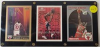 Michael Jordan 3 Card Display