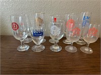 Branded Stemmed Beer Glasses