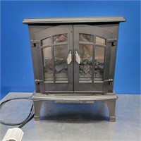 .Fireplace Heater with Real Fire Look 20"X 11"X23"
