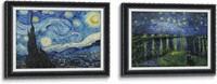 $120  Hand Painted Van Gogh Canvases 27x34x2pcs