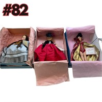 Vintage Madame Alexander Doll Trio