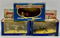 3 Boxes of  Britains Knights of the Sword