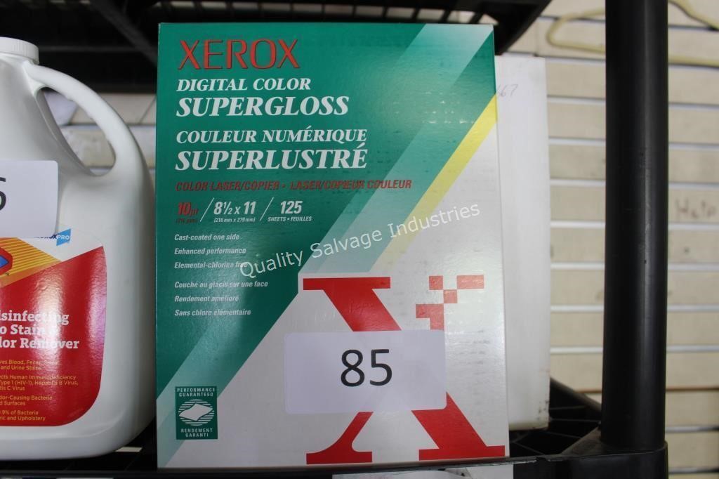 box of xerox super gloss paper