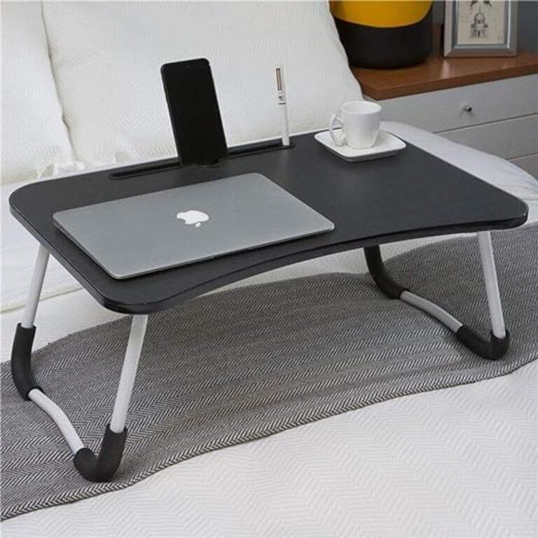 Laptop Bed Table Breakfast Tray with Foldable