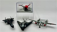 4 Mini Plane Models