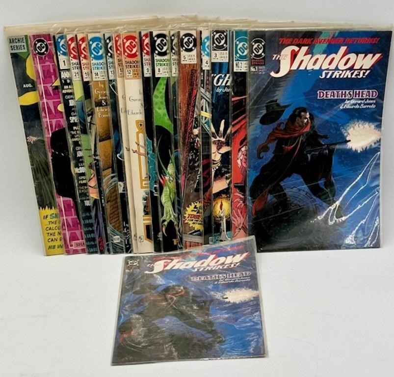 Collection of DC The Shadow Strikes Comics