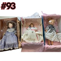 Elegant Madame Alexander Doll Trio