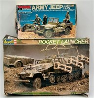 2pc Military Vehicles Model Kits