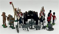 Collection of Metal Toy Soldiers