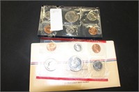 1986 US mint uncirculated coin set (display)