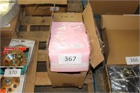box of small pink bubble mailers (no size)