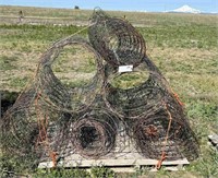 3 Pallets of  12 Partial Rolls of Wire Fencing