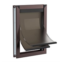 RESCUMASCER Coffee Large Dog Doors for Large Dogs