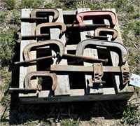 Lot of  Approx 8 C-Clamps