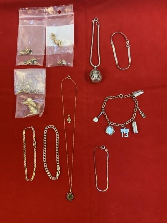 (6) Sterling Bracelets & (6) Earring Sets