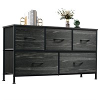 WLIVE Dresser for Bedroom with 5 Drawers, Wide Ch