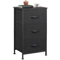 WLIVE Dresser with 3 Drawers, Fabric Nightstand,
