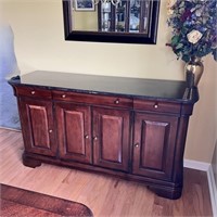 Legacy Heritage Court Credenza w Marble Top