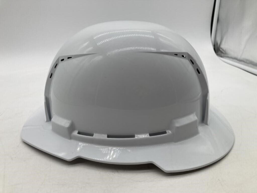 Milwaukee White Hard Hat Size 6-1/2 - 8-1/2 with n