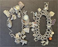 Sterling Silver Jewelry Charm Bracelets